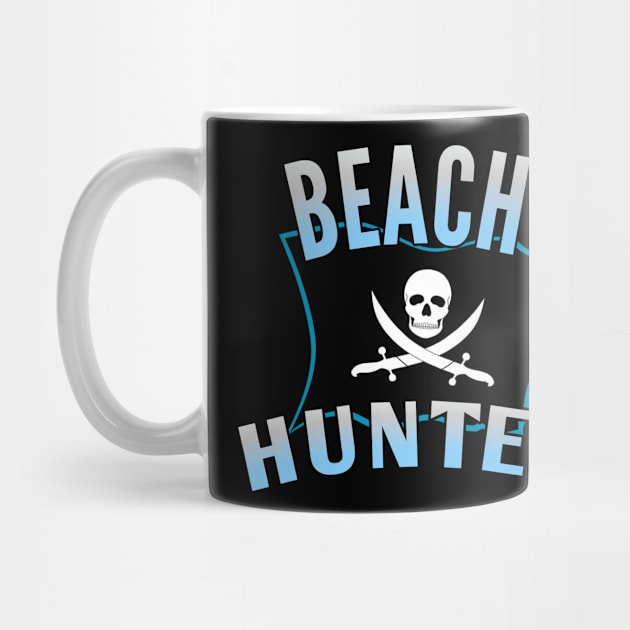 Metal detecting pirate beach Hunter by Coreoceanart